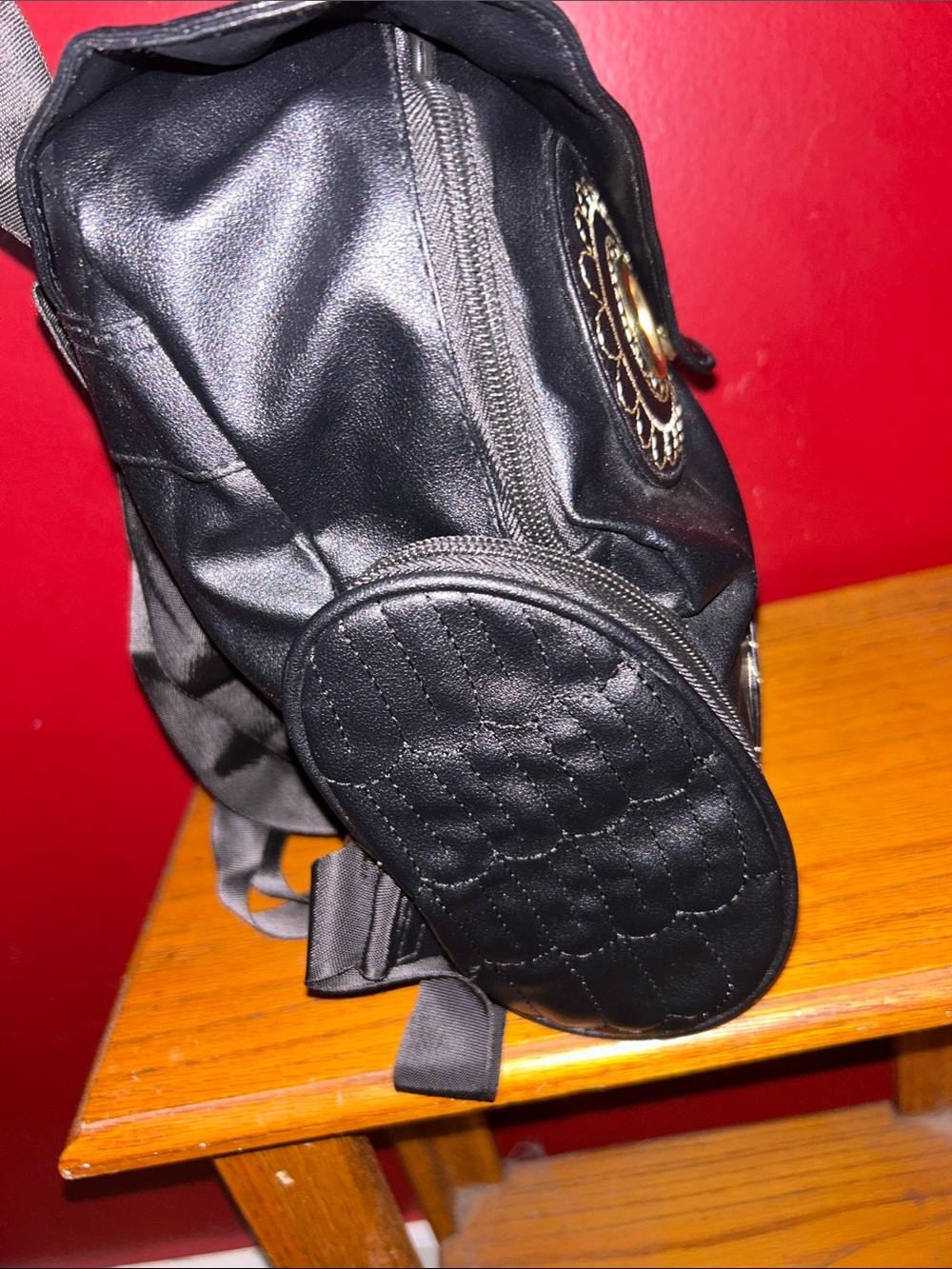 Black owl backpack is a versatile novelty backpack bag multi pocket, NWOT - Picture 3 of 11